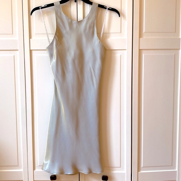Vintage Roberta Gold Shimmer Slip Dress Wow! - Picture 1 of 3